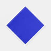 Solid ultramariniel, lichtblauw servet (Hoek)