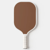 Solid Umber Brown Pickleball Paddle (Voorkant)