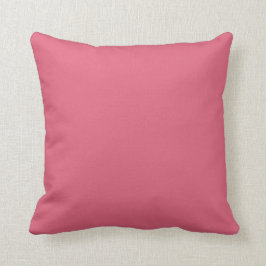 Solid Watermeloen Roze Pop van Kleur Kussen