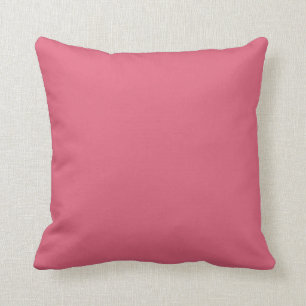 Solid Watermeloen Roze Pop van Kleur Kussen