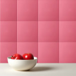 Solid watermelon pink tegeltje<br><div class="desc">Solid color watermelon pink design.</div>