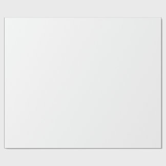 Solid White Customizable Wrapping Pap Cadeaupapier