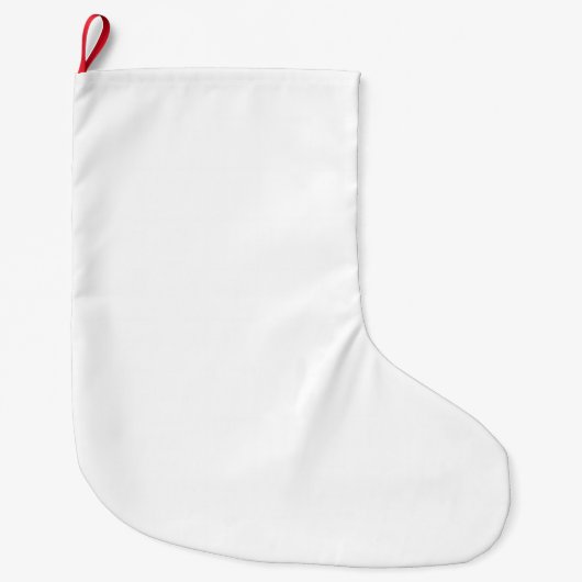 Solid White Universele Gast Kerstkous Grote Kerstsok (Voorkant)