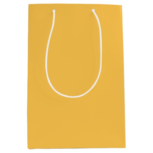 Solid Yellow Multi use Medium Cadeauzakje (Voorkant)