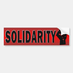 SOLIDARITEIT BUMPERSTICKER