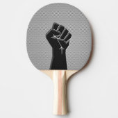 Solidariteit eerste koolstofvezeldecor stijl tafeltennisbatje (Voorkant)