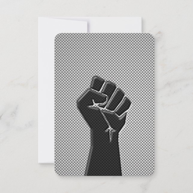 Solidariteit in de afdrukopstijl van koolstofvezel (Voorkant)