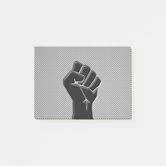 Solidariteit in het koolstofvezeldecor post-it® notes (Voorkant)