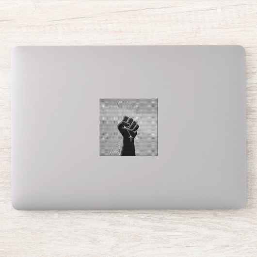 Solidariteit in het koolstofvezeldecor sticker (Computer)