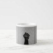 Solidariteit in koolstofvezelstijl espresso kop (Voorkant)