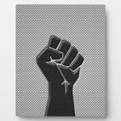 Solidariteit in koolstofvezelstijl fotoplaat (Voorkant)