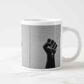 Solidariteit in koolstofvezelstijl grote koffiekop (Rechts)