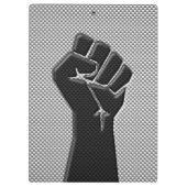 Solidariteit in koolstofvezelstijl klembord (Achterkant)