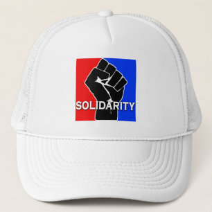 SOLIDARITEIT in rood, wit, blauw en zwart Trucker Pet