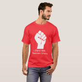 Solidariteit met de vakbonden van Wisconsin T-shirt (Voorkant volledig)