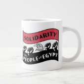 Solidariteit met het Egyptische volk Grote Koffiekop (Rechts)