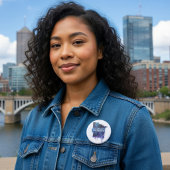 Solidariteit Minnesota Ronde Button 3,2 Cm