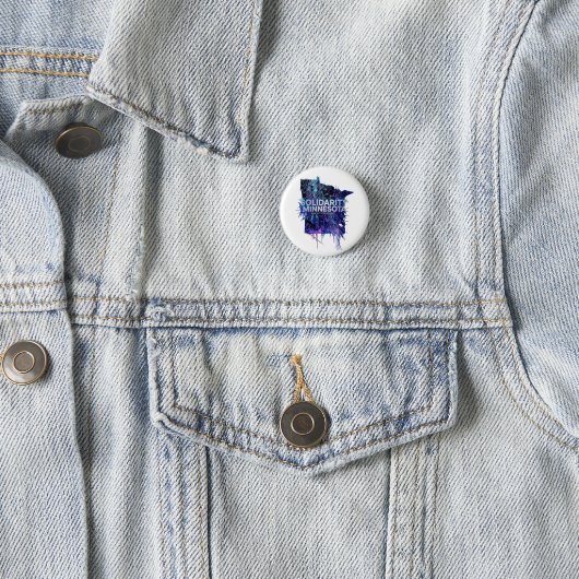 Solidariteit Minnesota Ronde Button 3,2 Cm (In situ)