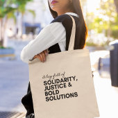 Solidariteit Rechtvaardigheid Activisme Ethisch Tote Bag