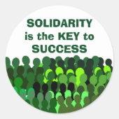 Solidariteit sticker (Voorkant)