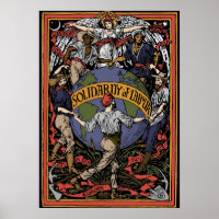 Solidariteit van arbeid in de kleuren Walter Crane