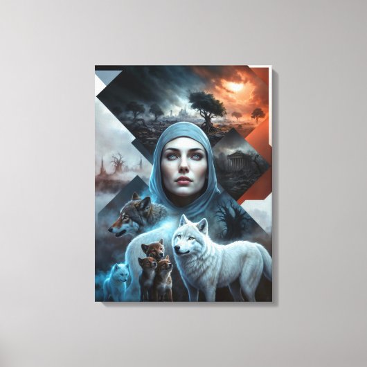 Solidariteit van de Natuur Canvas Afdruk (Voorkant)