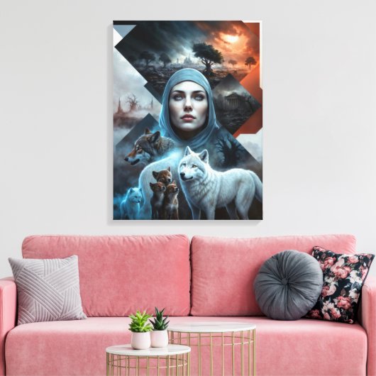 Solidariteit van de Natuur Canvas Afdruk (Insitu (Woonkamer))