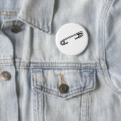 Solidariteit van de veiligheidsprikkel ronde button 5,7 cm (In situ)