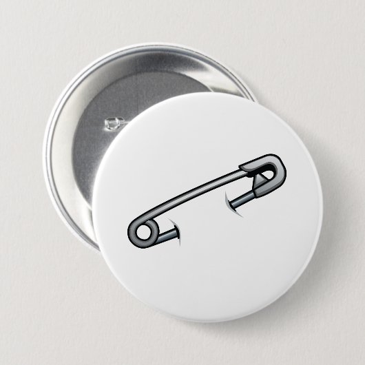 Solidariteit van de veiligheidsprikkel ronde button 7,6 cm (Voorkant /achterkant)
