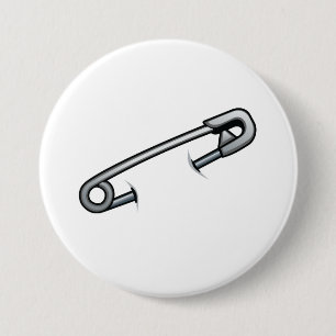 Solidariteit van de veiligheidsprikkel ronde button 7,6 cm