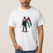 Solidariteit voor Palestina: Advocate in Style T-shirt (Voorkant)
