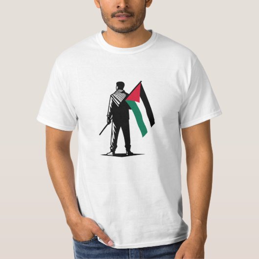 Solidariteit voor Palestina: Advocate in Style T-shirt (Voorkant)