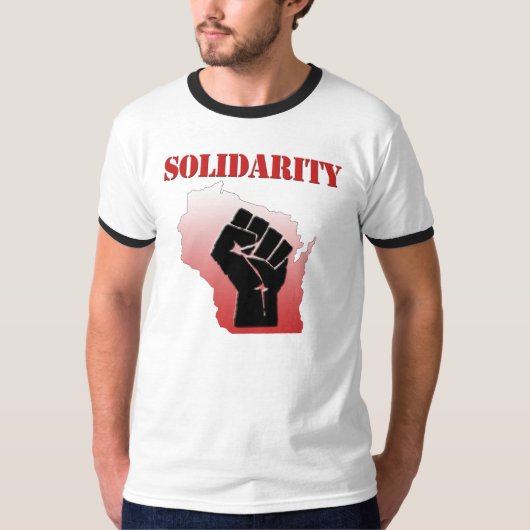 Solidariteit Wisconsin T-shirt (Voorkant)