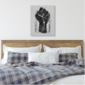 Solidariteitslijst in noodsituaties canvas afdruk (Insitu (Slaapkamer))