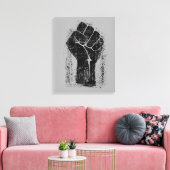 Solidariteitslijst in noodsituaties canvas afdruk (Insitu (Woonkamer))