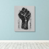 Solidariteitslijst in noodsituaties canvas afdruk (Insitu (Houten vloer))