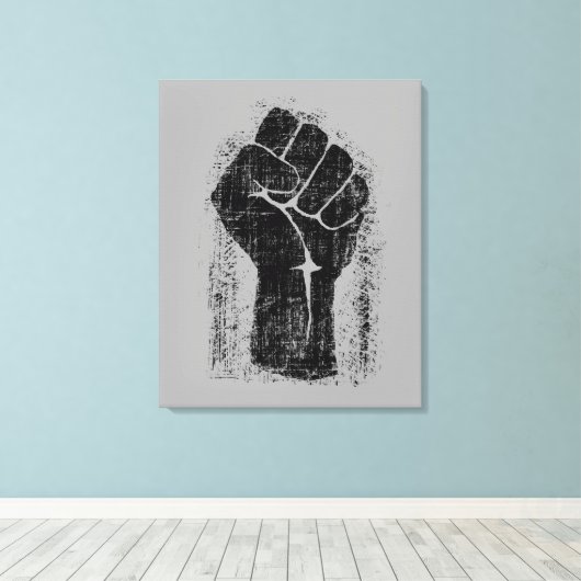 Solidariteitslijst in noodsituaties canvas afdruk (Insitu (Houten vloer))