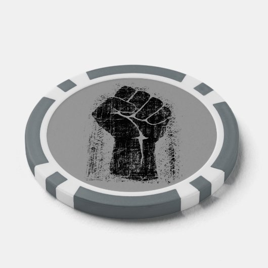 Solidariteitsste gekrompen stijl poker chips (Enkel)