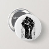 Solidariteitsste gekrompen stijl ronde button 5,7 cm (Voorkant /achterkant)
