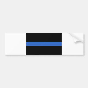 Solidariteitssymbool van de Thin Blue Line Vlag va Bumpersticker