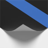 Solidariteitssymbool van de Thin Blue Line Vlag va Cadeaupapier (Hoek)