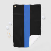 Solidariteitssymbool van de Thin Blue Line Vlag va Golfhanddoek (Insitu)