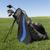 Solidariteitssymbool van de Thin Blue Line Vlag va Golfhanddoek (Groen)