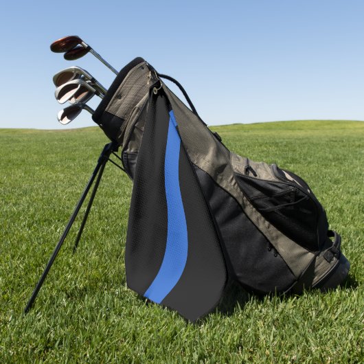 Solidariteitssymbool van de Thin Blue Line Vlag va Golfhanddoek (Groen)