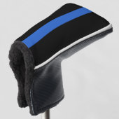 Solidariteitssymbool van de Thin Blue Line Vlag va Golfheadcover (3/4 voorkant)