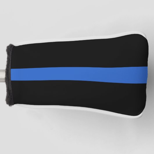 Solidariteitssymbool van de Thin Blue Line Vlag va Golfheadcover (Voorkant)