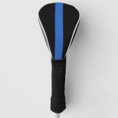Solidariteitssymbool van de Thin Blue Line Vlag va Golfheadcover (Voorkant)