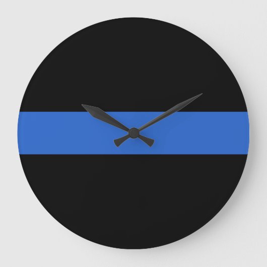 Solidariteitssymbool van de Thin Blue Line Vlag va Grote Klok (Voorkant)