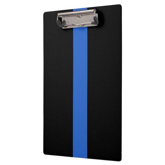 Solidariteitssymbool van de Thin Blue Line Vlag va Klembord (Links)