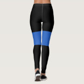 Solidariteitssymbool van de Thin Blue Line Vlag va Leggings (Achterkant)